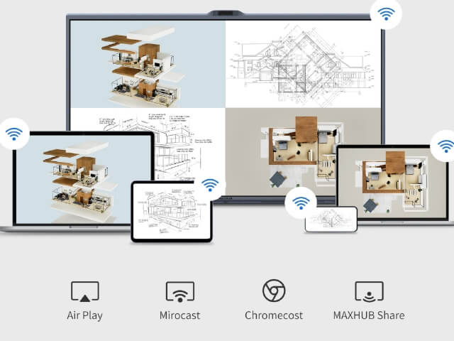 ワイヤレス投影